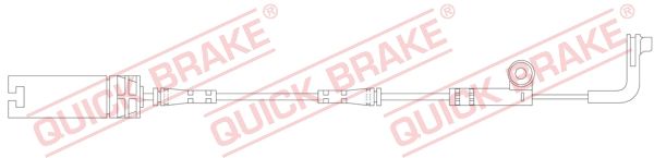 QUICK BRAKE Hoiatuskontakt, piduriklotsi kulumine WS 0326 A